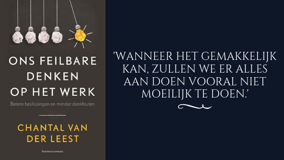 RECENSIE: ONS FEILBARE DENKEN OP HET WERK