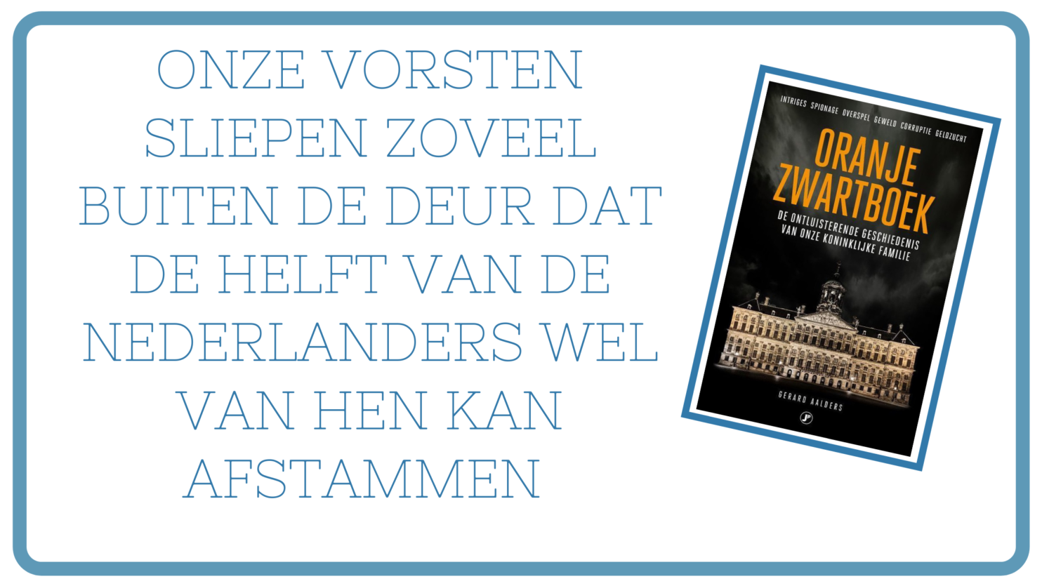 RECENSIE: ORANJE ZWARTBOEK