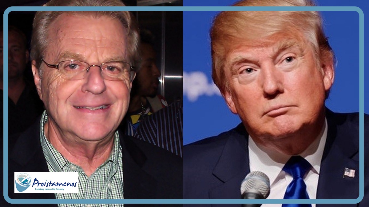 TRUMP IN DE ROL VAN JERRY SPRINGER