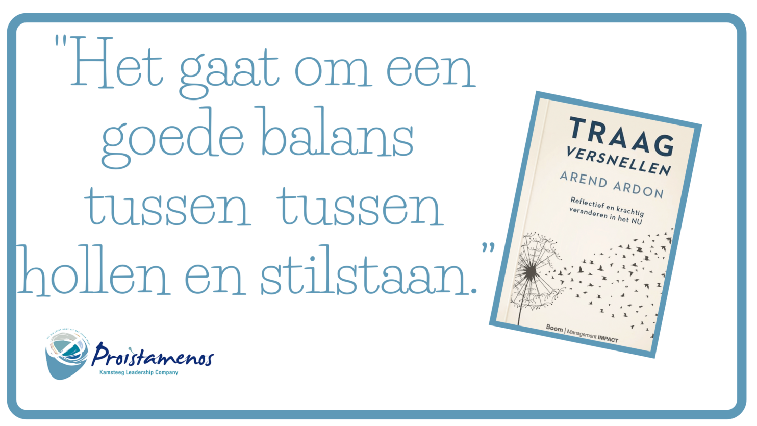 RECENSIE: TRAAG VERSNELLEN