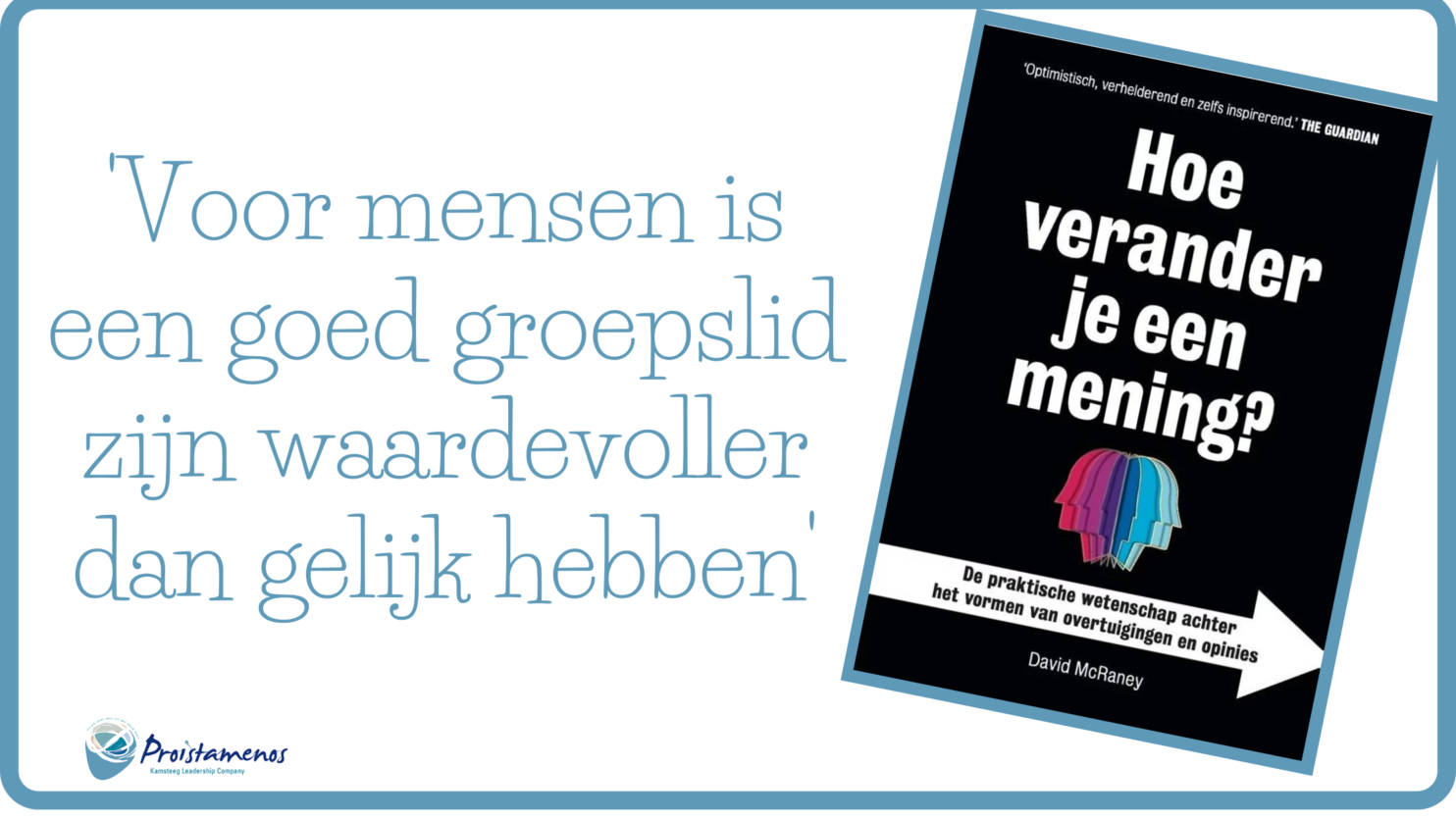 HOE VERANDER JE EEN MENING?