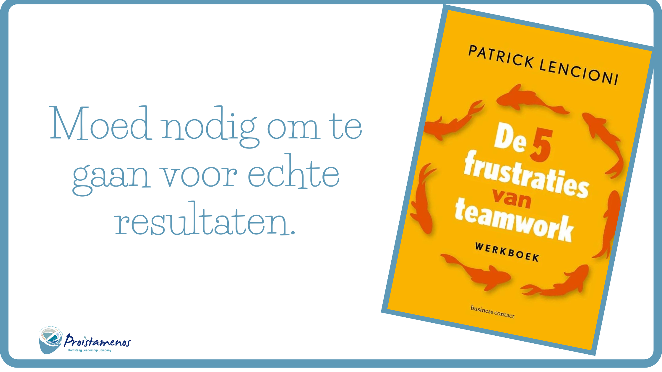De 5 frustraties van teamwork werkboek