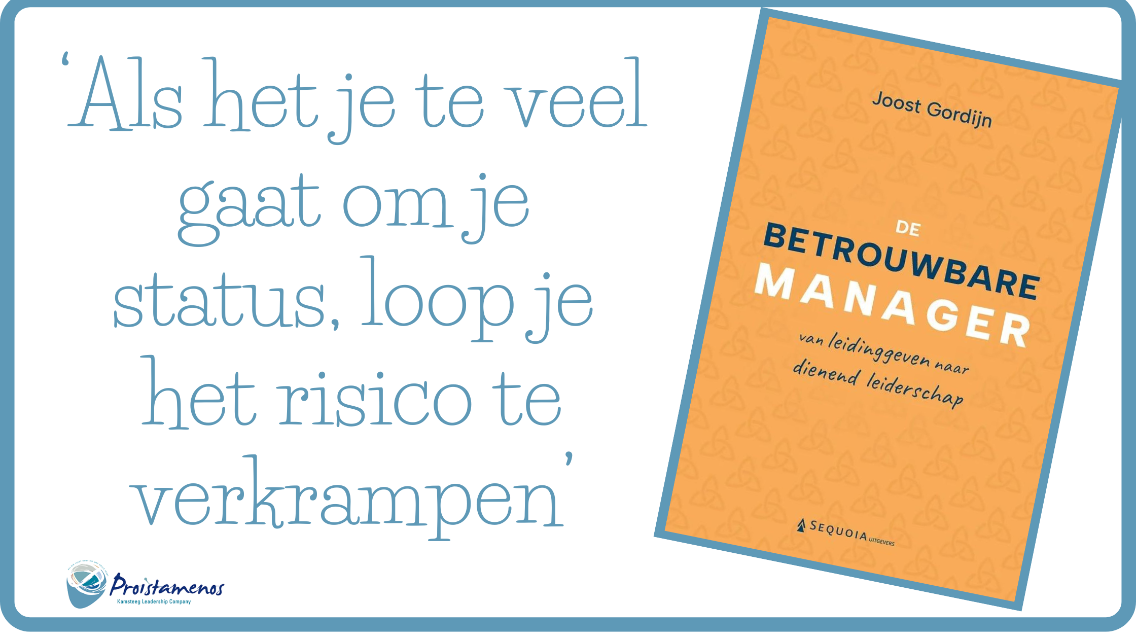 De betrouwbare manager